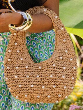 Woven Pearl Bag